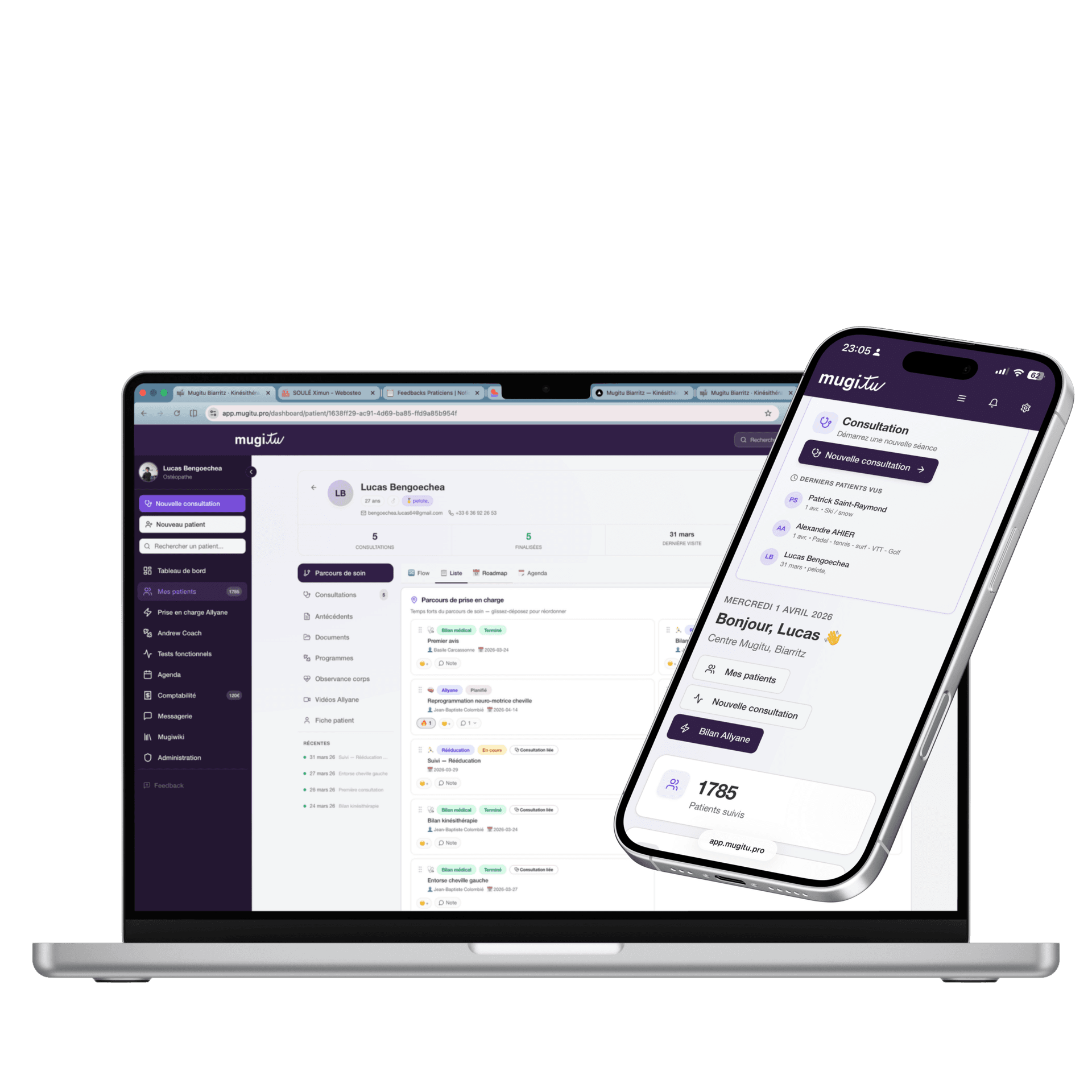 app.mugitu.pro interfazea laptop eta mugikorrean