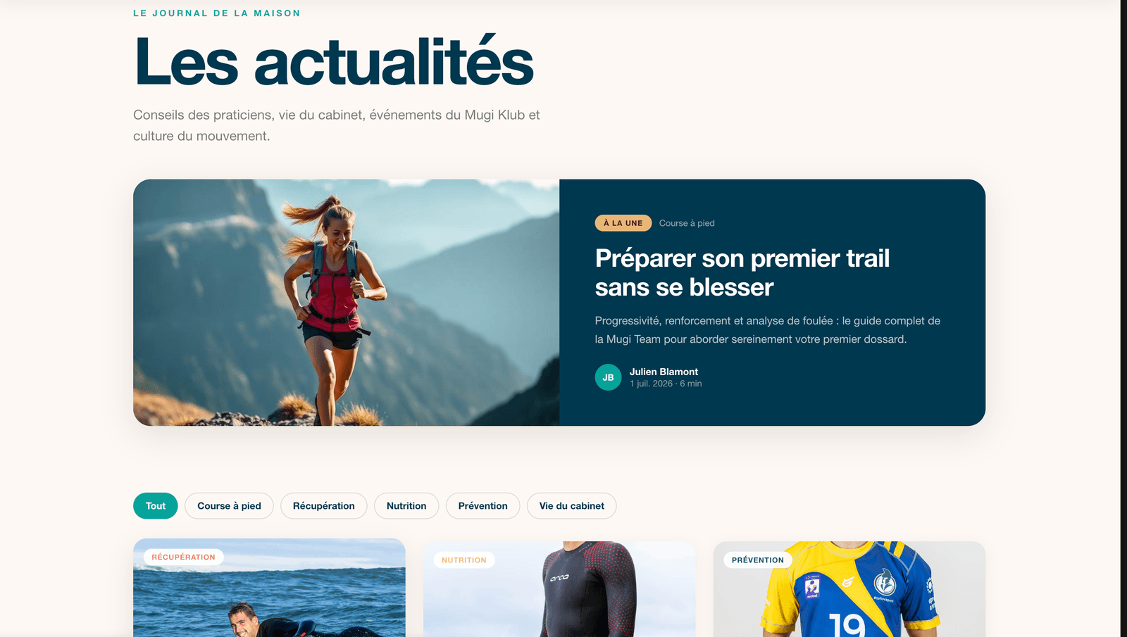 Les actualités